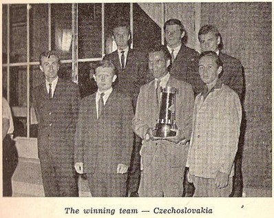 Victorous Czechoslovak team