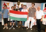 The victorous Hungarian team