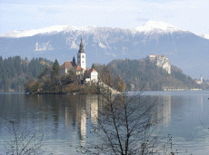 The castle at the island